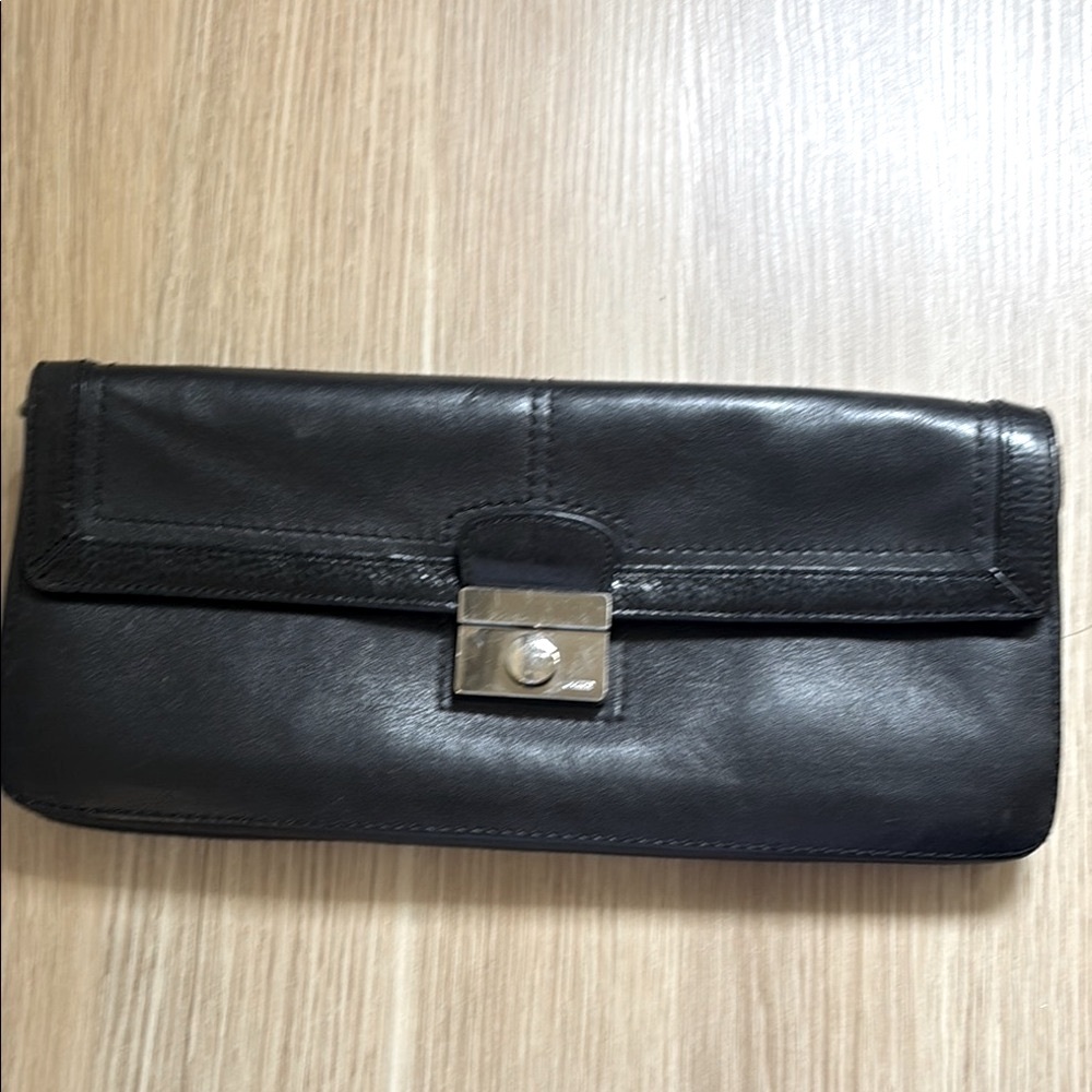 Coach‎ Black Leather clutch/hand bag